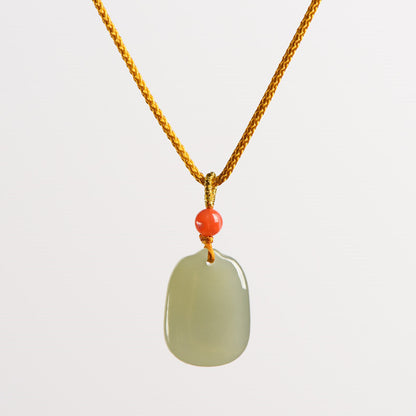 Necklace with Jade Pendant - Heitian Safe & Sound | STAR8S