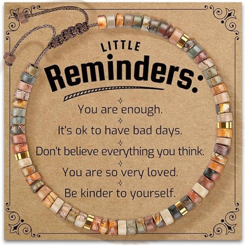 handwoven bracelet for women – high-end, stylish natural stone wristband – adjustable, outdoor, sports & fashion accessory