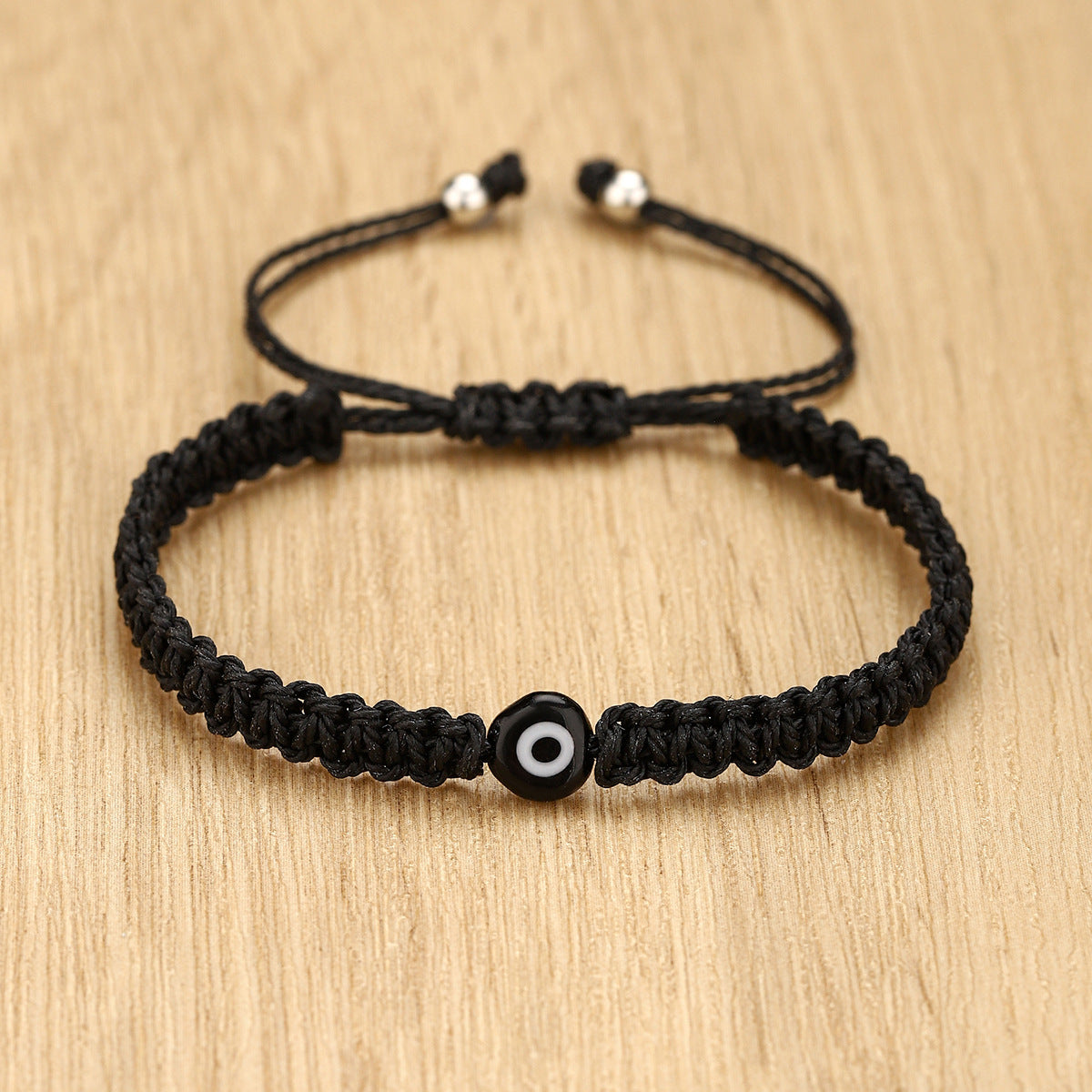 Evil Eye Braided Bracelet - Handmade Colorful Red Cord Bracelet for Men & Women - Protection Amulet Jewelry - STAR8S