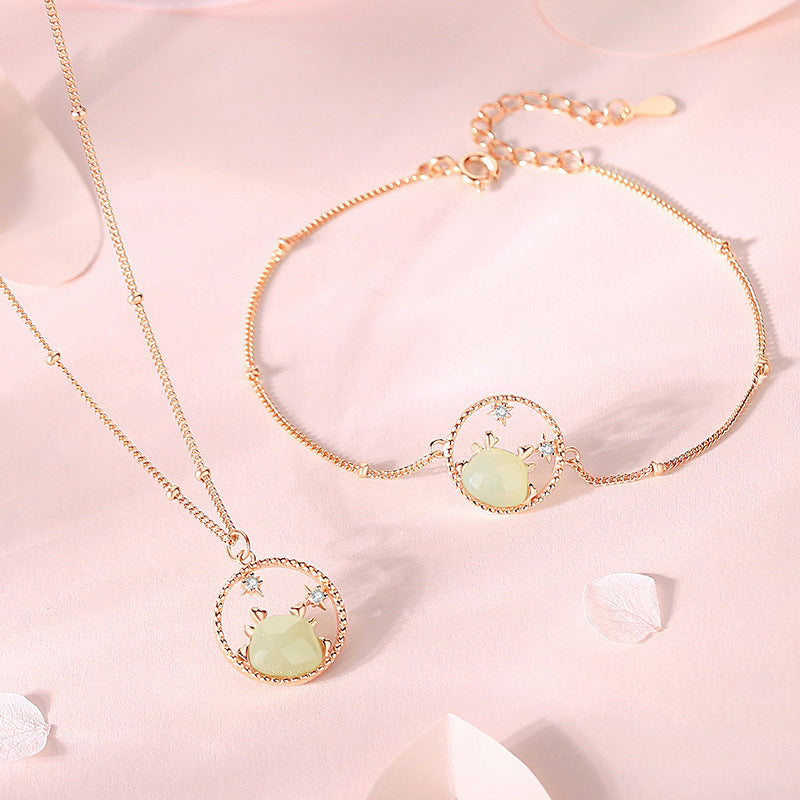 real jade necklace - 925 silver gold plated dragon hetian pendant | star8s