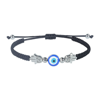 Evil Eye Bracelet - Handcrafted Adjustable Red String Bracelet with Hamsa & Nazar Protection Charm for Women - STAR8S