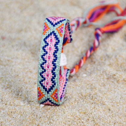 Nepal Boho Woven Friendship Bracelet – Colorful Tassel Handmade Women’s Bracelet