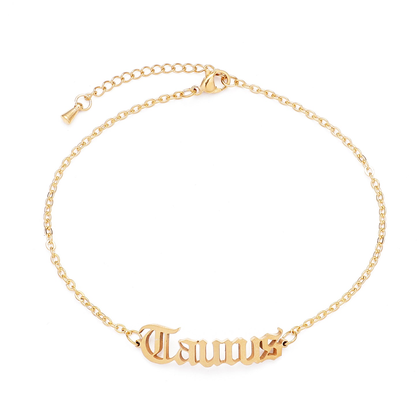 zodiac signs bracelet - titanium steel gothic beach style personalized bracelets for men & women - star8s