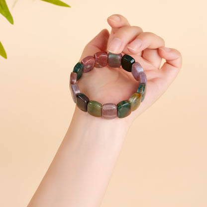 Ocean Chalcedony Bracelet - Natural Gemstone Women's Fashion Jewelry - Elegant & Stylish - STAR8S