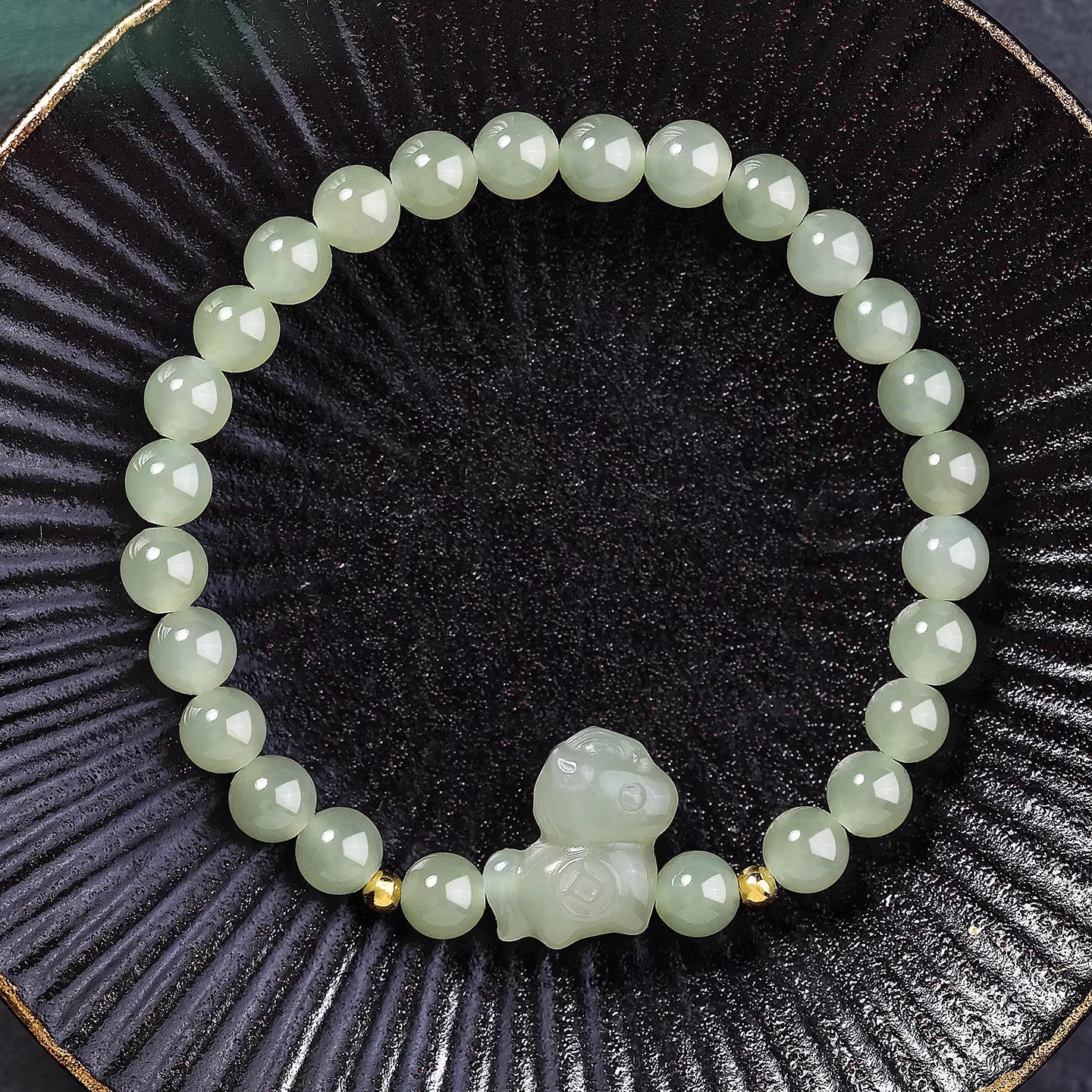 chinese zodiac horse jade beaded bracelet 2026 - star8s
