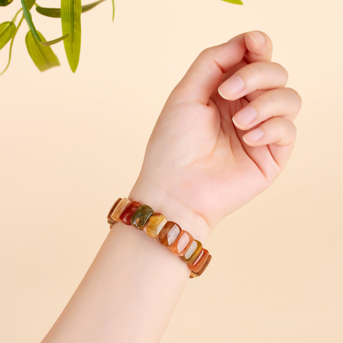 rutilated quartz bracelet - natural gemstone women's fashion jewelry - elegant & trendy - star8s