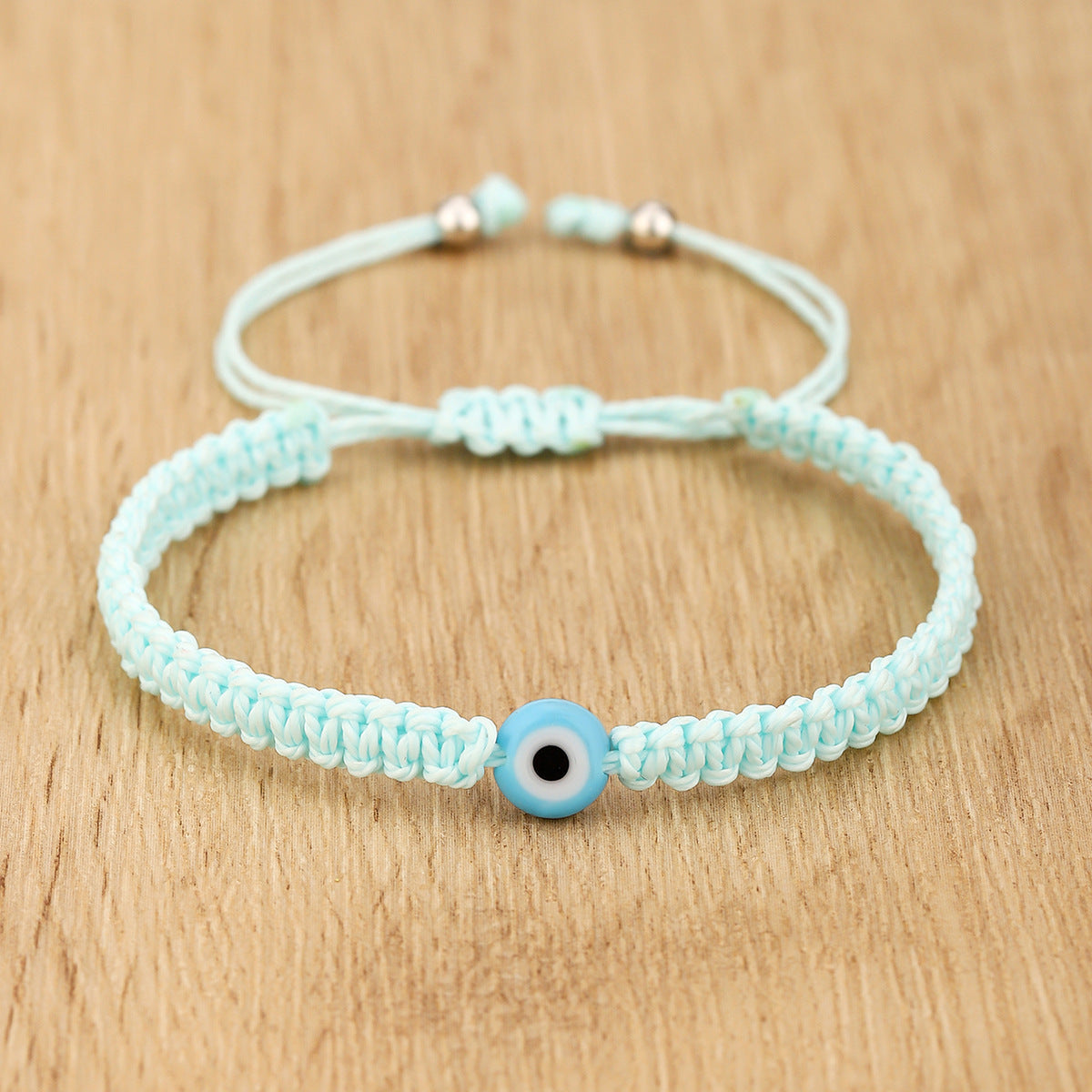 evil eye braided bracelet - handmade colorful red cord bracelet for men & women - protection amulet jewelry - star8s