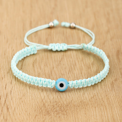 Evil Eye Braided Bracelet - Handmade Colorful Red Cord Bracelet for Men & Women - Protection Amulet Jewelry - STAR8S