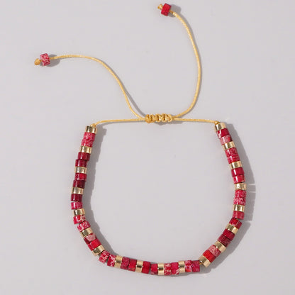 Adjustable Men's Bracelet - Natural Stone 4mm Beads with Turquoise & Tiger's Eye | Stylish & Durable Handmade Friendship Bracelets