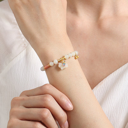 Chinese Zodiac Horse Jade Bracelet –  S925 Silver Dreamy for Women - STAR8S