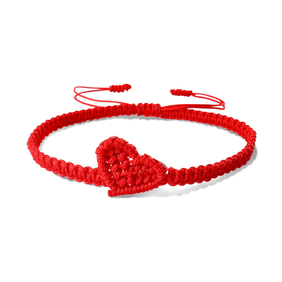 handcrafted braided couple bracelet - heart friendship gift for him & her - perfect valentine's day gift - star8s