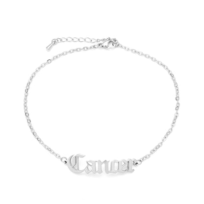 Zodiac Signs Bracelet - Titanium Steel Gothic Beach Style Personalized Bracelets for Men & Women - STAR8S
