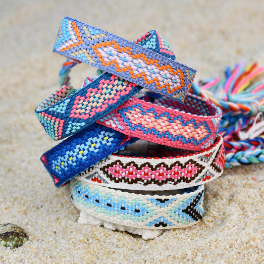 Nepal Boho Woven Friendship Bracelet – Colorful Tassel Handmade Women’s Bracelet