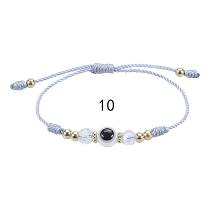 Evil Eye Bracelet - Adjustable Crystal Bead Woven Bracelet for Boys & Girls | Lucky Protection Charm Bracelet - STAR8S