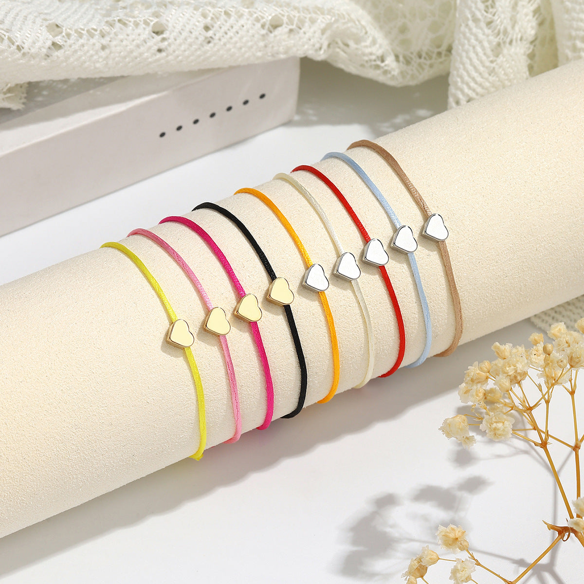 Sweet Heart Bracelet | Fashionable & Simple Adjustable Heart Bracelet | Colorful & Cute Jewelry for Women - STAR8S