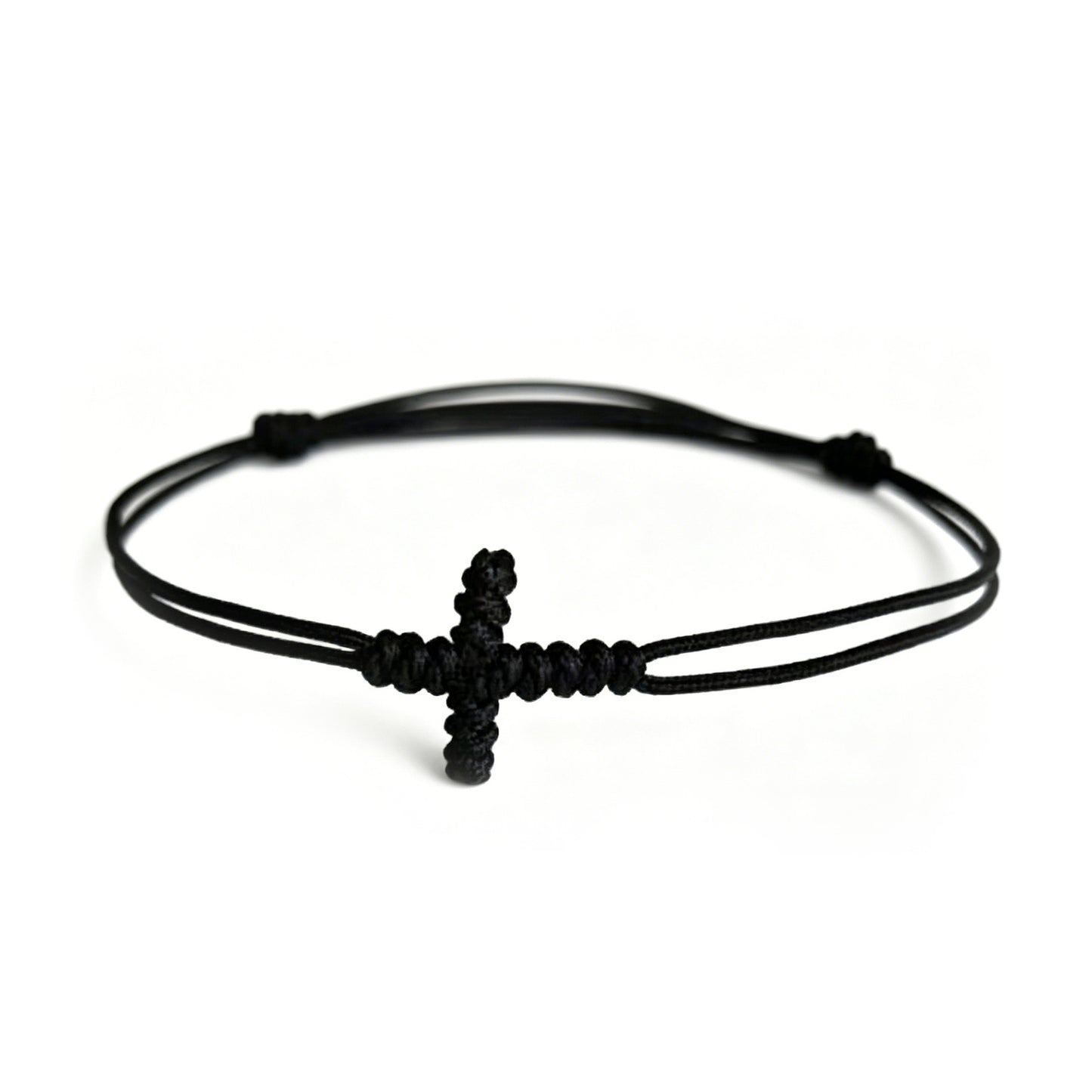 handmade cross string bracelet for women men braided rope christian cross bracelet religious faith jewelry lucky protection amulet wristband adjustable cord gift set