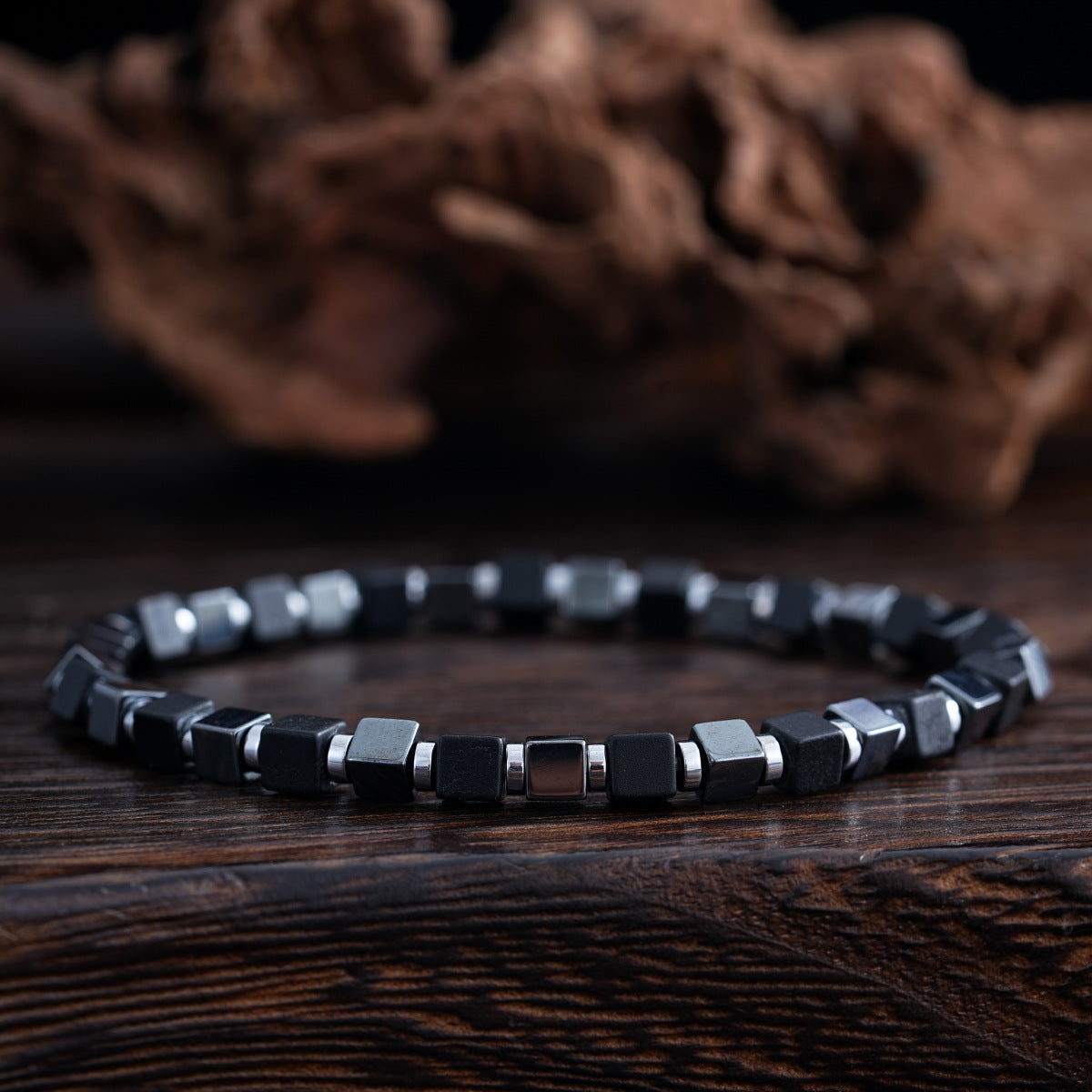 men black gallstone beaded bracelet – powerful energy stones - star8s