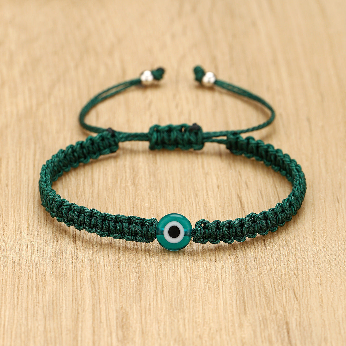 evil eye braided bracelet - handmade colorful red cord bracelet for men & women - protection amulet jewelry - star8s