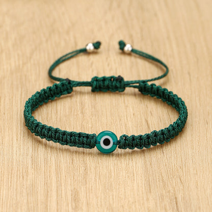 Evil Eye Braided Bracelet - Handmade Colorful Red Cord Bracelet for Men & Women - Protection Amulet Jewelry - STAR8S