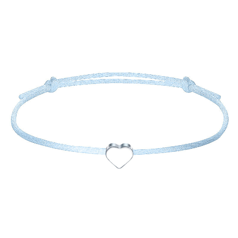 sweet heart bracelet | fashionable & simple adjustable heart bracelet | colorful & cute jewelry for women - star8s