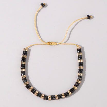 Adjustable Men's Bracelet - Natural Stone 4mm Beads with Turquoise & Tiger's Eye | Stylish & Durable Handmade Friendship Bracelets