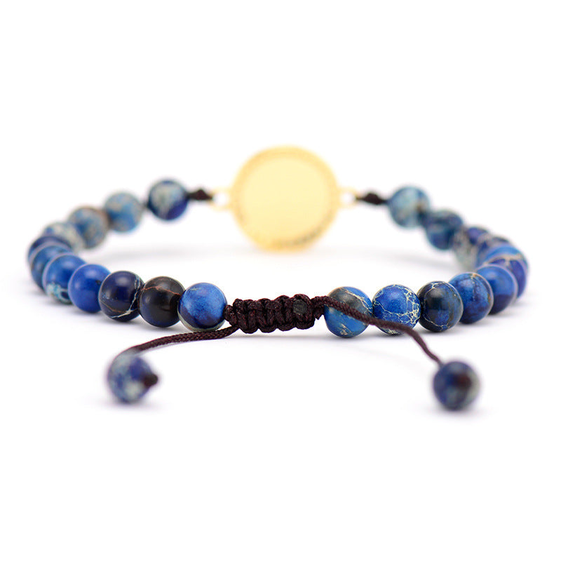 Opal Imperial Jaspor Adjustable Beaded Bracelet for Men & Women | Elegant Opal Stone Bracelet - STAR8S