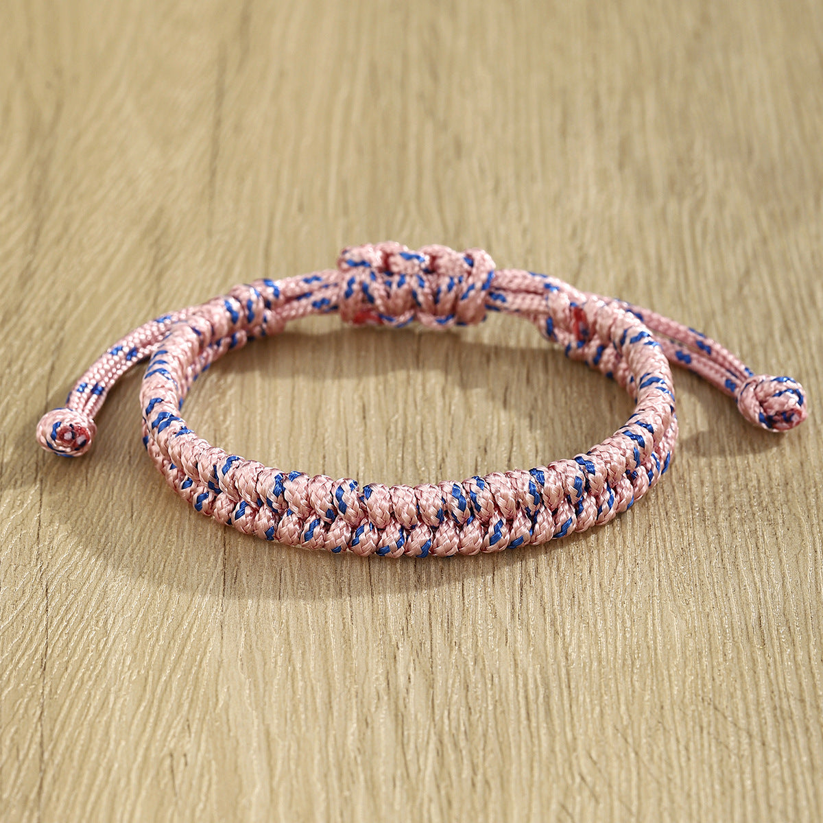 nepal-style boho adjustable cord bracelet – unisex woven wristband, colorful & stackable - star8s