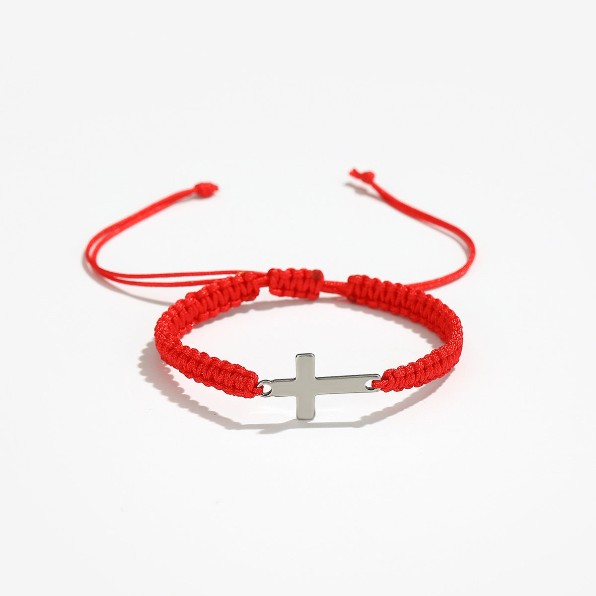 stainless steel cross hand-woven bracelet | unisex simple couple gift | colored friendship bracelet - star8s