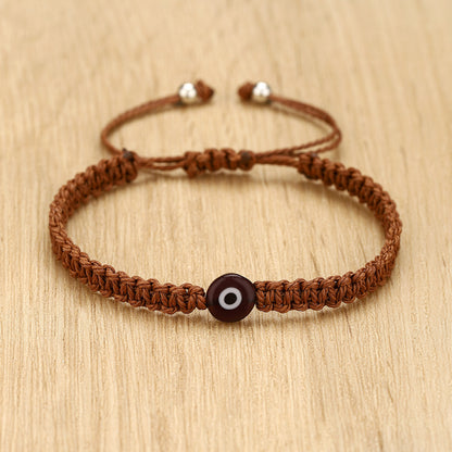 Evil Eye Braided Bracelet - Handmade Colorful Red Cord Bracelet for Men & Women - Protection Amulet Jewelry - STAR8S