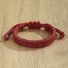 Nepal-Style Boho Adjustable Cord Bracelet – Unisex Woven Wristband, Colorful & Stackable