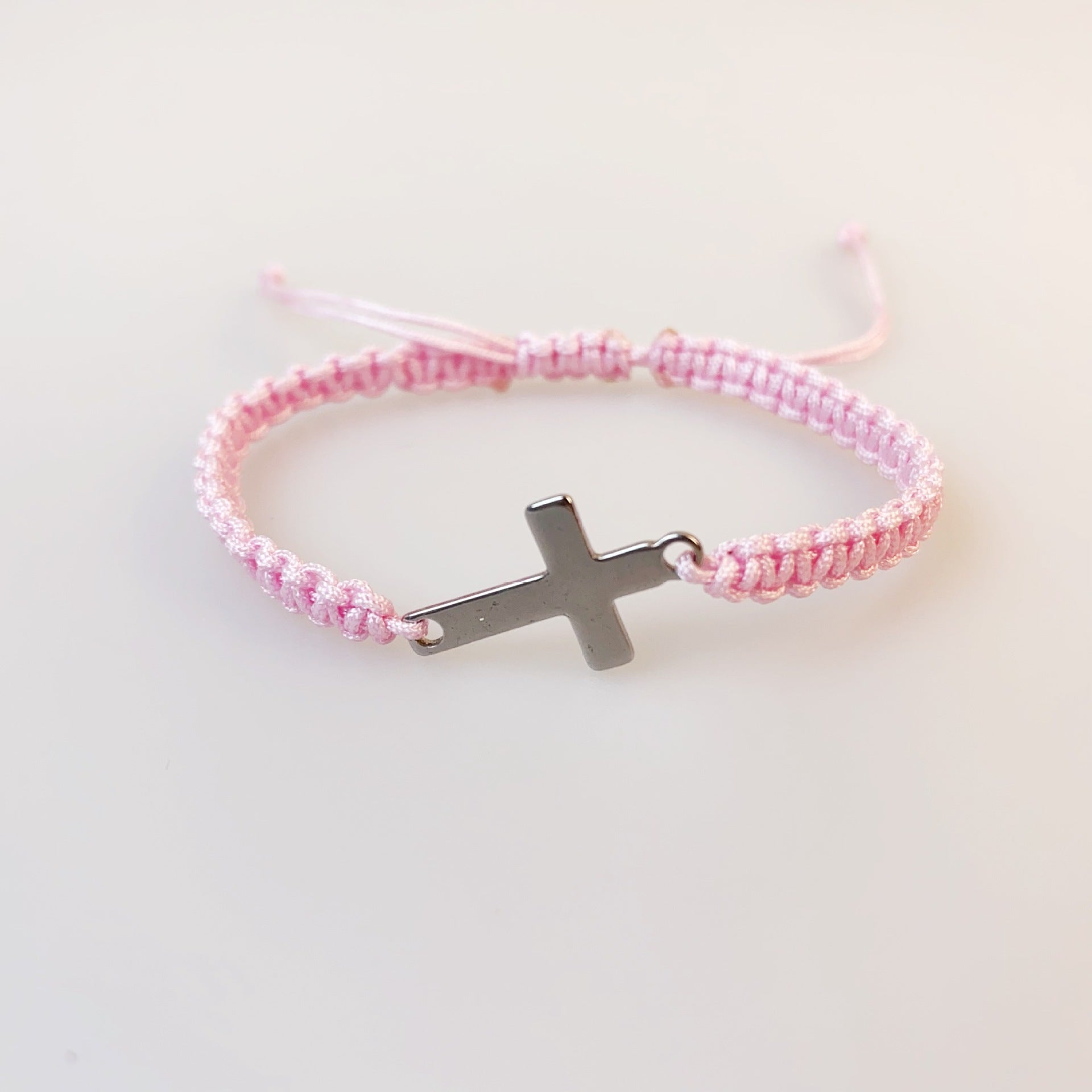 Stainless Steel Cross Hand-Woven Bracelet | Unisex Simple Couple Gift | Colored Friendship Bracelet - STAR8S