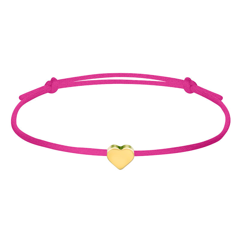 sweet heart bracelet | fashionable & simple adjustable heart bracelet | colorful & cute jewelry for women - star8s