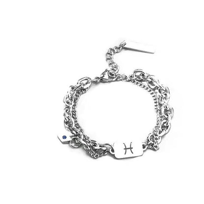Zodiac Signs Bracelet - Luxury Titanium Steel Bracelet for Men & Women, Unique & Stylish Accessories - STAR8S