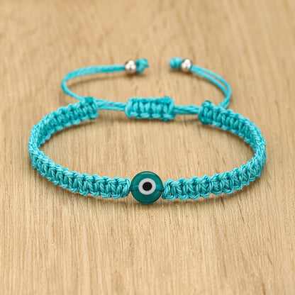 Evil Eye Braided Bracelet - Handmade Colorful Red Cord Bracelet for Men & Women - Protection Amulet Jewelry - STAR8S