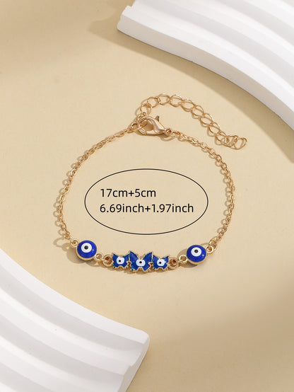 Evil Eye Heart Bracelet with Diamonds for Women | Stylish Chain Bracelet - STAR8S