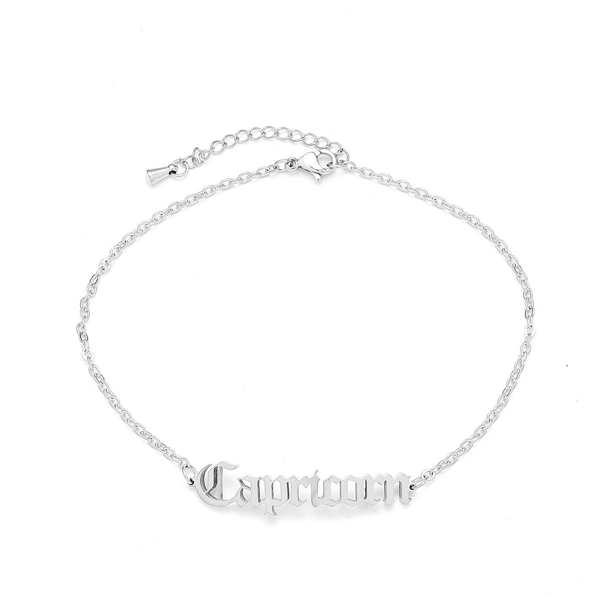 zodiac signs bracelet - titanium steel gothic beach style personalized bracelets for men & women - star8s