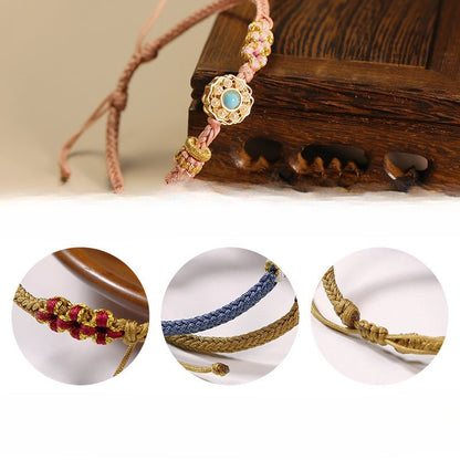 Peach Blossom Knot Red String Bracelet – Handmade Red String Bracelet | STAR8S