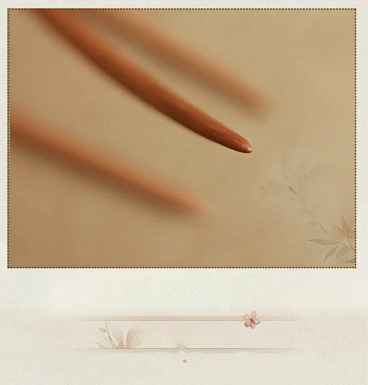 Peach Wood Vintage Hairpin for Stylish Bun & Festival Gifting - STAR8S