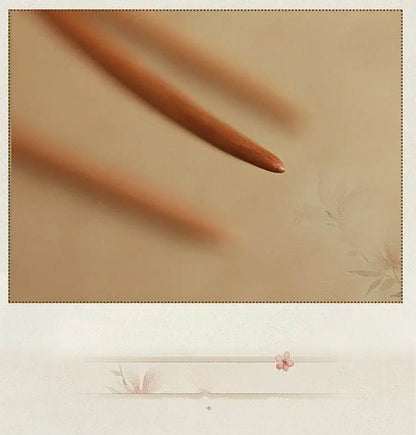 Peach Wood Vintage Hairpin for Stylish Bun & Festival Gifting - STAR8S