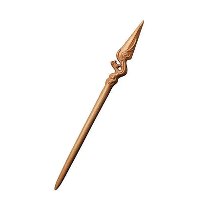 Peachwood Vintage Hairpin Feathered Spear & Sleeve Arrow Style for Unique Beauty - STAR8S