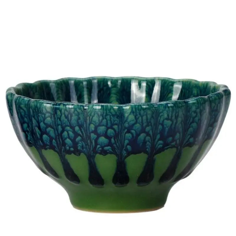 Peacock Tea Cups Couple Set – Handmade Gold-Inlaid, Tea Ceremony Stress Relief & Love Prestige - STAR8S