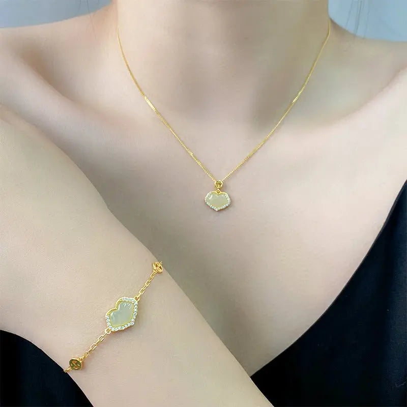 permanent jade bracelet: hetian ruyi auspicious 925 silver | star8s