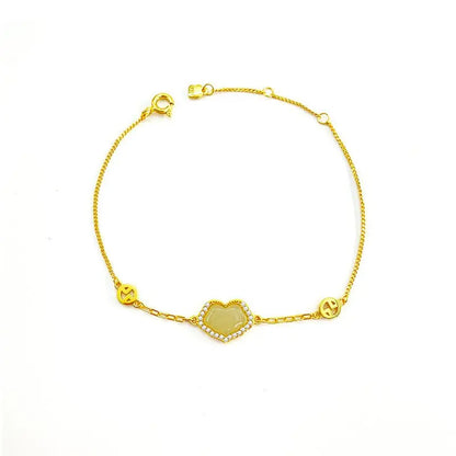 Permanent Jade Bracelet: Hetian Ruyi Auspicious 925 Silver | STAR8S