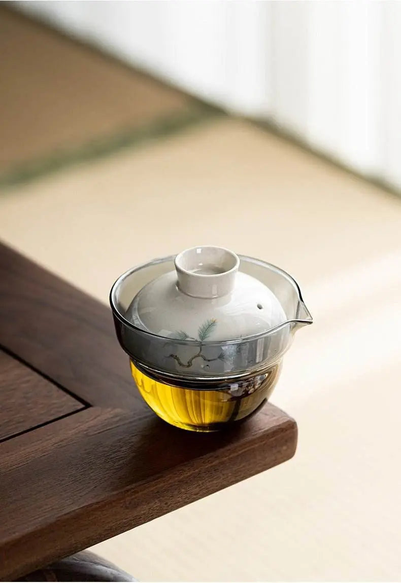 plant ash portable travel tea set for outdoor camping tea enjoyment - star8s