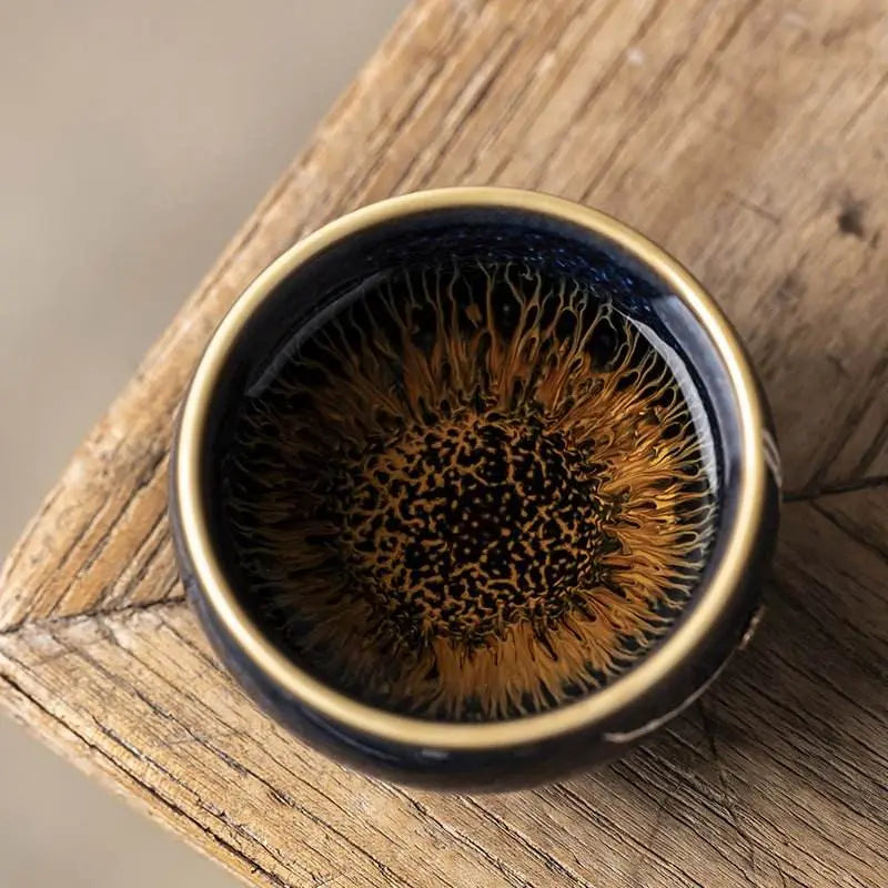 plum blossom jianzhan tea cup – high-end silver cups, wedding gift anxiety relief & artistic legacy - star8s