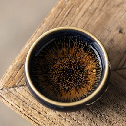 Plum Blossom jianzhan tea cup – High-End Silver Cups, Wedding Gift Anxiety Relief & Artistic Legacy - STAR8S