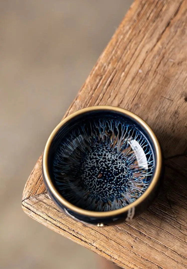 plum blossom jianzhan tea cup – high-end silver cups, wedding gift anxiety relief & artistic legacy - star8s