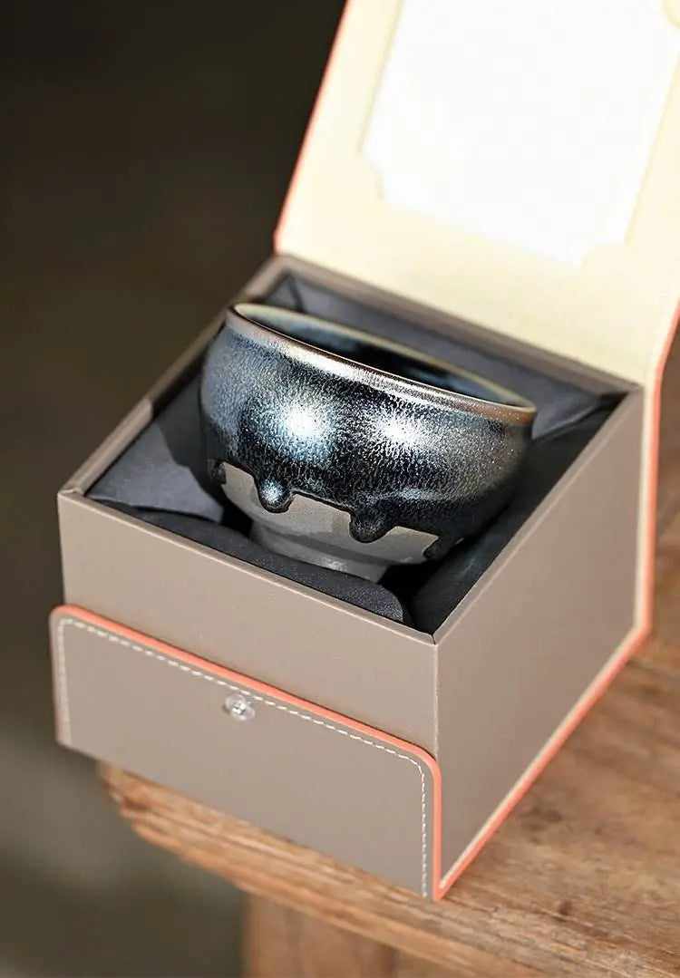 🔥proven 50% aroma enhancement - jian zhan tea cups for anxiety-free tasting & proud collector’s display - star8s