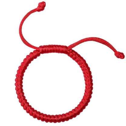 Red Rope Bracelet with Diamond Knot for Benmingnian, Traditional Lucky Accessory for All - STAR8S