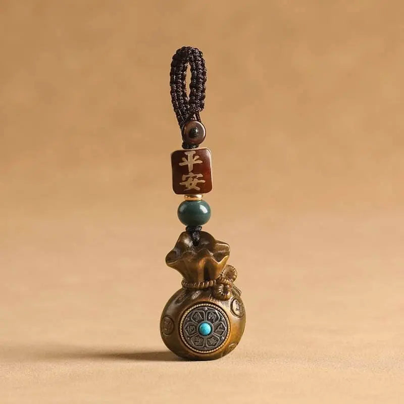 red sandalwood money - bag pendant - peace, wealth, and a chinese - style elegant item by your side - star8s